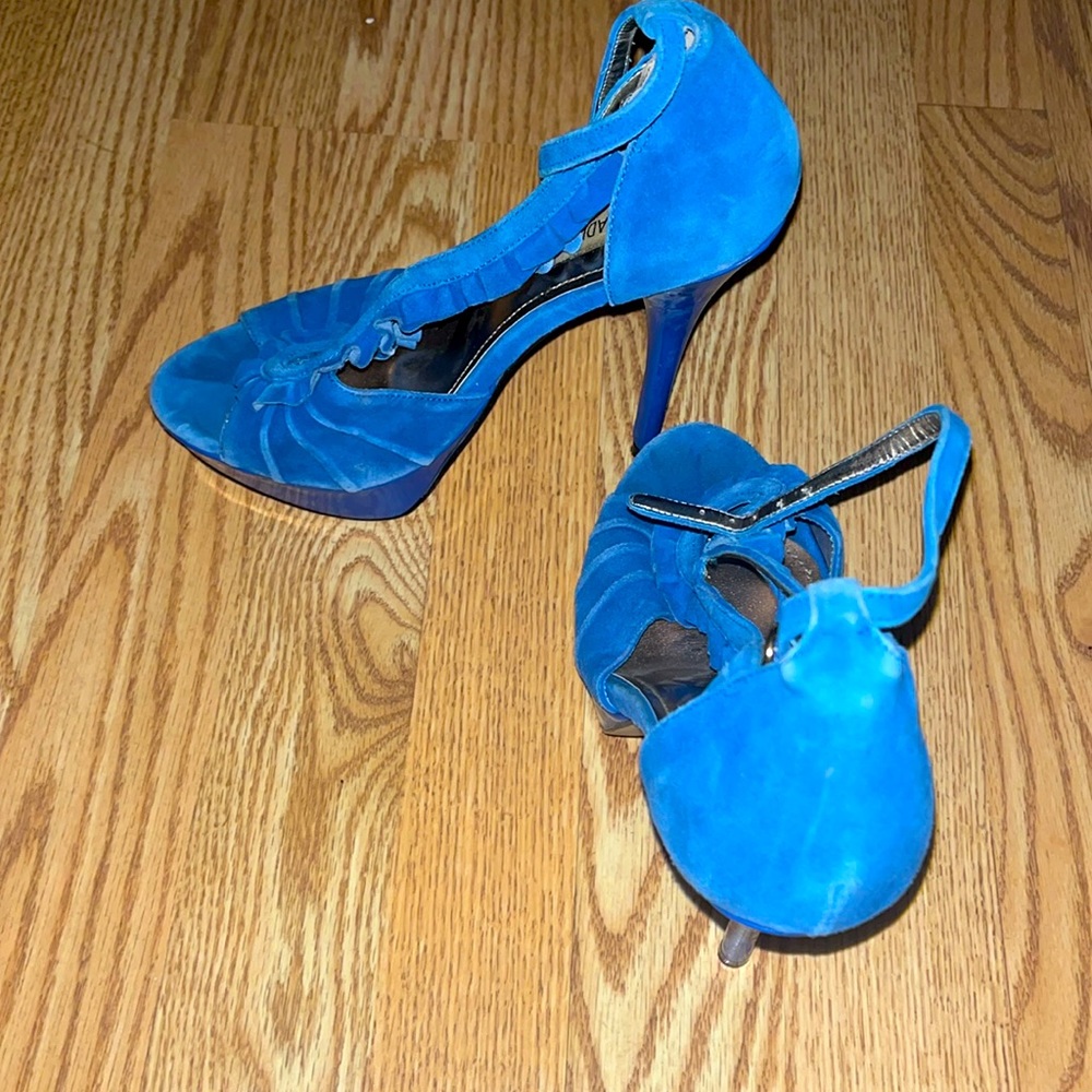 Blue Steve Madden heels